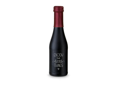 Promo Secco Piccolo - Flasche schwarz matt - Kapselfarbe Gold, 0,2 l