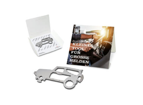 Geschenkartikel: ROMINOX® Key Tool Truck / LKW (22 Funktionen) im Motiv-Mäppchen Große Helden