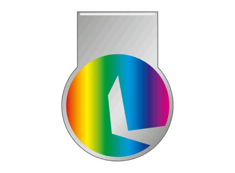 ROMINOX® Mehrweg-Büroklammer Shape Clip Variante A, idealer Mailingartikel für Dokumente, bis zu 18 Seiten Klemmkraft