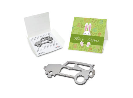 Geschenkartikel: ROMINOX® Key Tool Truck / LKW (22 Funktionen) im Motiv-Mäppchen Osterhase
