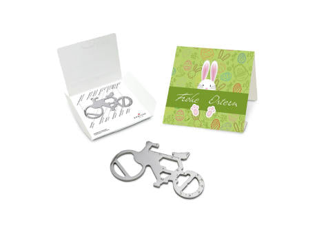 Geschenkartikel: ROMINOX® Key Tool Truck / LKW (22 Funktionen) im Motiv-Mäppchen Osterhase