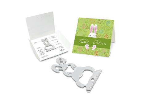 Geschenkartikel: ROMINOX® Key Tool Truck / LKW (22 Funktionen) im Motiv-Mäppchen Osterhase