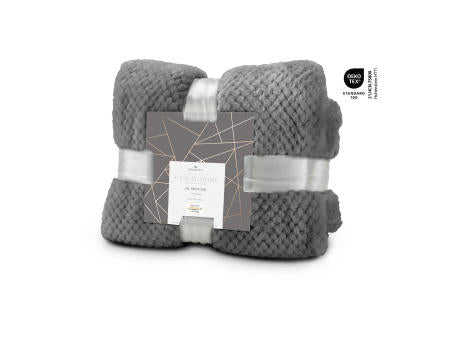 XXL Decke Feel grau - 220 x 240 cm, 275 g/m²