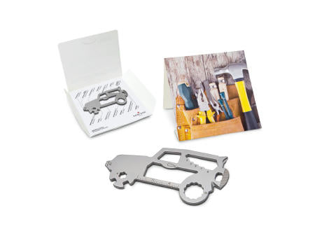 Geschenkartikel: ROMINOX® Key Tool Truck / LKW (22 Funktionen) im Motiv-Mäppchen Werkzeug
