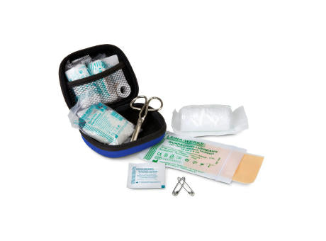 First Aid Kit grau - Erste Hilfe Set, 12-teilig, deutsche Markenware