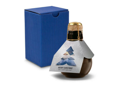 Kleinste Sektflasche der Welt! Merry Christmas - Inklusive Geschenkkarton in Gelb, 125 ml