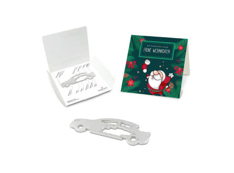 Geschenkartikel: ROMINOX® Key Tool Truck / LKW (22 Funktionen) im Motiv-Mäppchen Frohe Weihnachten