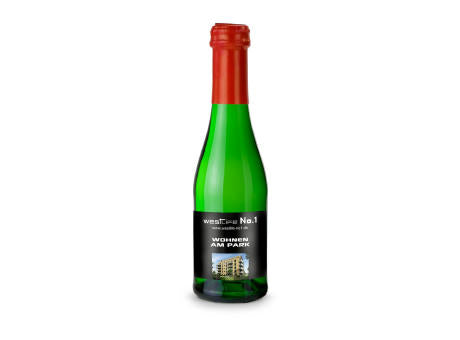 Sekt Cuvée Piccolo - Flasche grün - Kapselfarbe Gold, 0,2 l