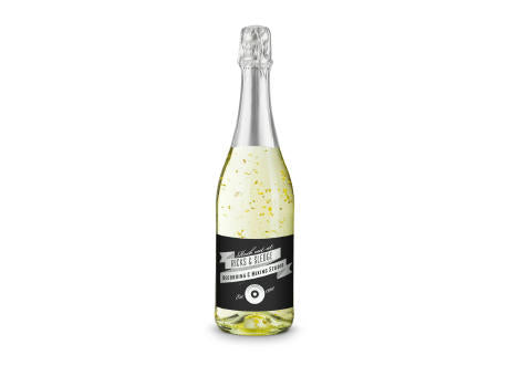 Golden Flakes - Flasche klar - Kapselfarbe Gold, 0,75 l