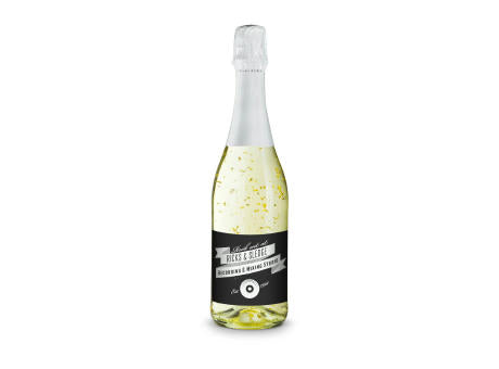 Golden Flakes - Flasche klar - Kapselfarbe Gold, 0,75 l