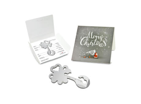 Geschenkartikel: ROMINOX® Key Tool Truck / LKW (22 Funktionen) im Motiv-Mäppchen Merry Christmas