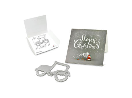 Geschenkartikel: ROMINOX® Key Tool Truck / LKW (22 Funktionen) im Motiv-Mäppchen Merry Christmas