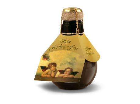 Geschenkartikel / Präsentartikel: Kleinste Sektflasche: Weihnachts-Raffael