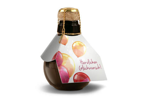 Kleinste Sektflasche der Welt! Herzlichen Glückwunsch - Ohne Geschenkkarton, 125 ml