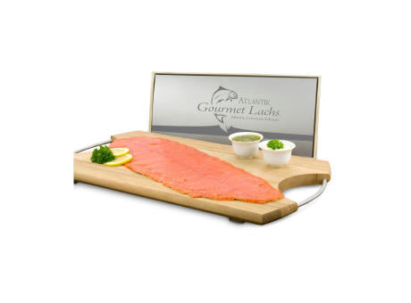 Geschenkartikel / Präsentartikel: Lachs-Gutschein: Feinschmecker