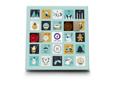 ROMOSCENT® Duftkerzen Adventskalender Charming Christmas Time