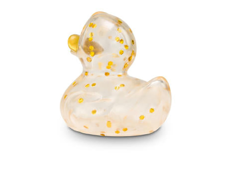 Werbeente Fine Funkelgold, ca. 8 cm