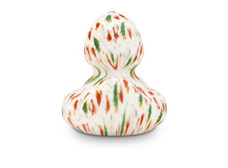 Werbeente Tanja Tannenbaum mit rotem Schnabel, ca. 8 cm