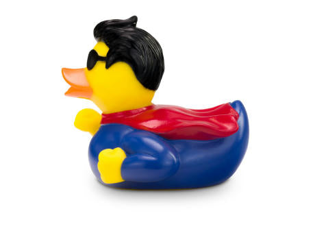 Werbeente Superduck mit Blitz