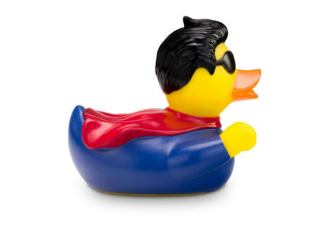 Werbeente Superduck mit Blitz