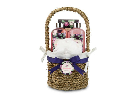 Wellness-Geschenkset: Lavendelkörbchen