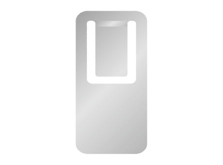 ROMINOX® Mehrweg-Büroklammer Easy Clip, idealer Mailingartikel für Dokumente, bis zu 4 Seiten Klemmkraft