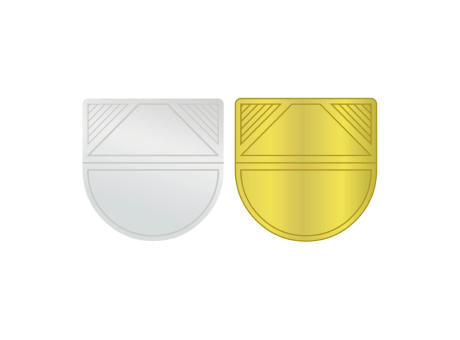 ROMINOX® Eckenklammer Corner Snap in Silber, idealer Mailingartikel für Dokumente, Büroklammer mit bis zu 10 Seiten Klemmkraft
