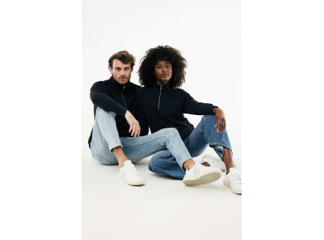 IQONIQ Elgon Quarter-Zip-Sweater aus rec. Baumwolle
