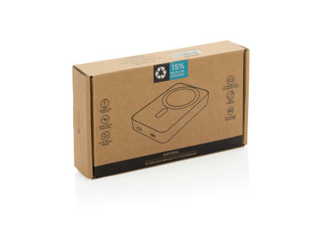 Amporia 10.000mAh magnetische Powerbank aus RCS rec. ABS