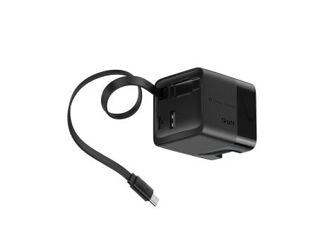 Urban Vitamin Mendocino 65W GaN-Charger mit einziehb. Kabel