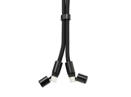 LoopAmp verstellbares 160cm 60W Telefonkabel aus RCS rPET