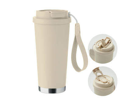 Doppelwandiger Trinkbecher 500m