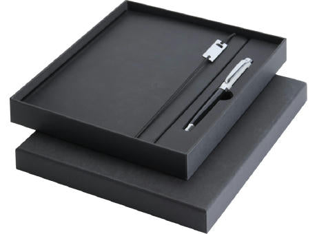 Legato Elegance A5 Hardcover Notizbuch mit Tintenroller Set