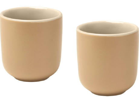 Male 90 ml Keramik Espressotassen – 2er Set, matt