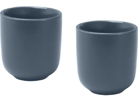 Male 90 ml Keramik Espressotassen – 2er Set, matt