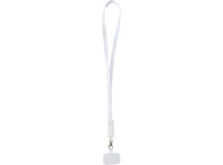 Franz 5 in 1 Lanyard Kabel aus recyceltem Kunststoff für Smartphones mit integrierter Datensynchronisierung und 65 W Schnelll