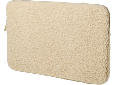 Bear 13" GRS-recycelte Sherpa Laptophülle 2 L