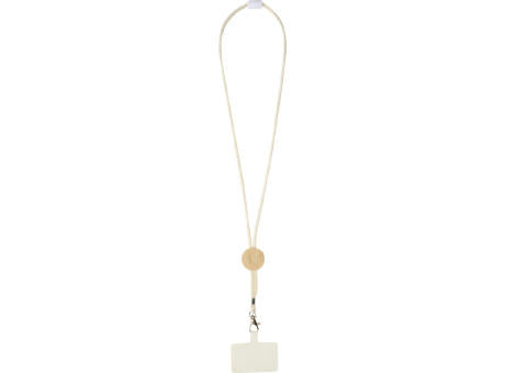 Adhab Smartphone Lanyard mit Bambusdetails