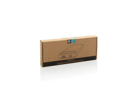 Turbopack 10000mAh Powerbank mit integr. Kabeln aus RCS rABS