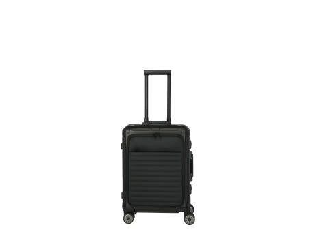 travelite NEXT Trolley 4-Rollen S Front Pocket Black