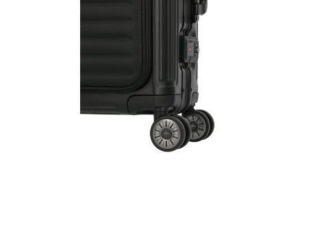 travelite NEXT Trolley 4-Rollen S Front Pocket Black