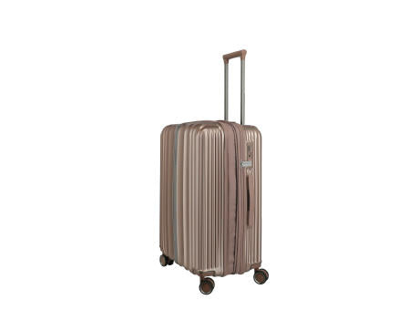 travelite PAROS 4-Rollen Trolley M Cappuccino