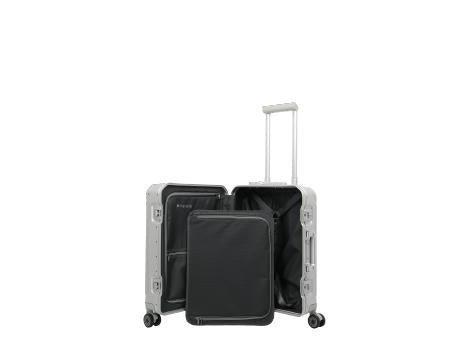 travelite NEXT Trolley 4-Rollen S Silver