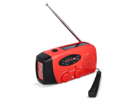 SafeSound Notfallradio mit Solar und Handaufzug