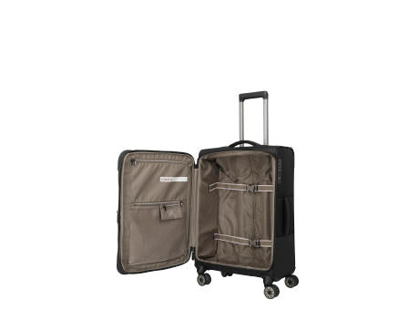 travelite CROSSLITE Trolley 4-Rollen M exp. Black