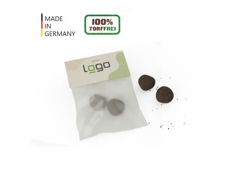 Mini-Seedball  Mini-Flower-Ball "Bienenwiese" im Pergaminbeutel - torffrei