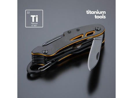 Optima stahl-taschenmesser mit titanbeschichtung