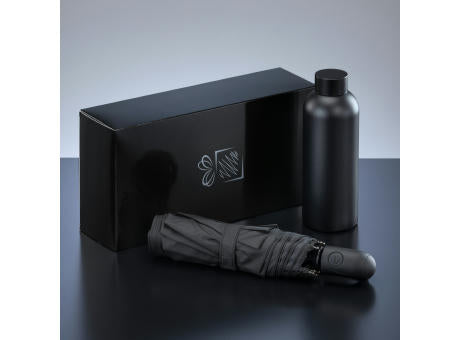 Active Set: Thermosflasche 500 ml & Automatikschirm