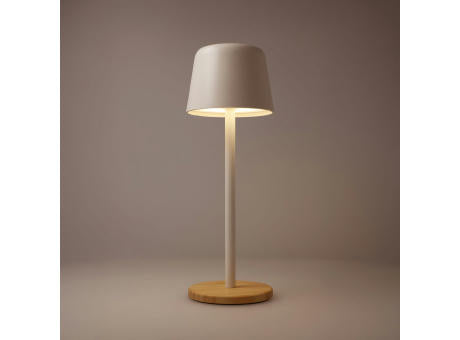 Solis Dimmbare Tischlampe mit Bambusfuß