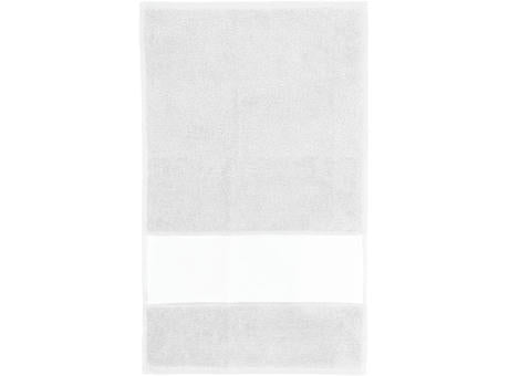 Handtuch PRINT(400) 30x50cm 0100 white 9cm